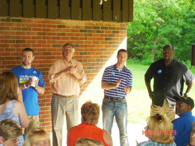 McAuliffe Picnics in Roanoke