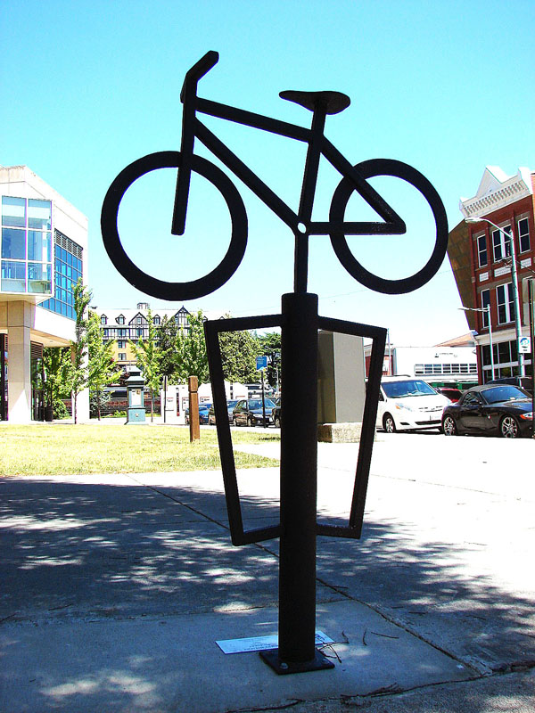 “Bike Rack #9” Joins City’s Growing Public Art Collection