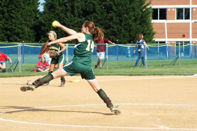 Northside Prevails In Battle  of Softball Pitching Giants