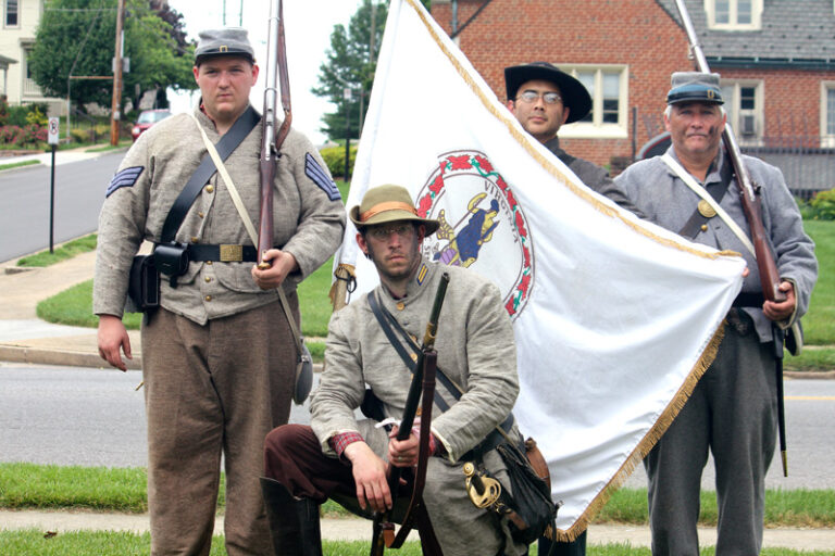 Civil War Re-enactors Gather on Memorial Day to Honor All Soldiers