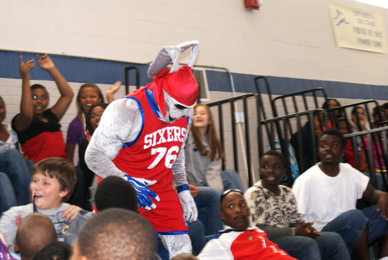 “Hip-Hop” And Company Promote Education Before Sixers-Nets Game