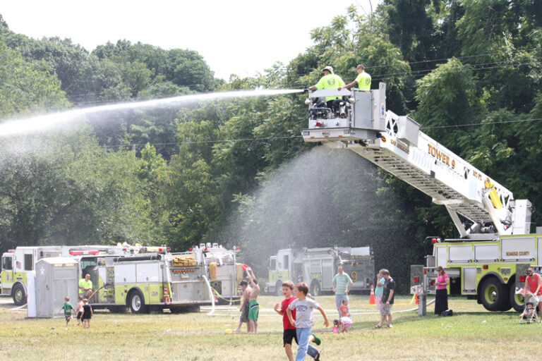 Annual Touch-a-Truck Thrills Children