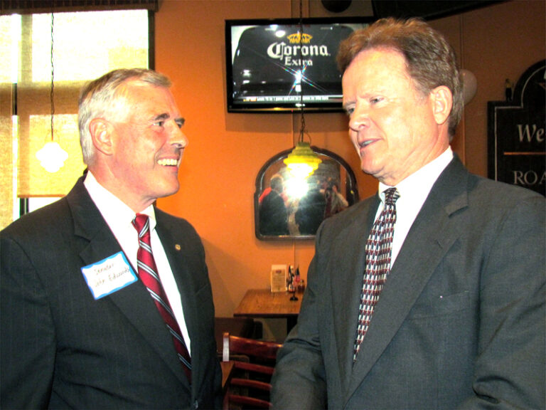 Senator Webb Visits Vinton War Memorial