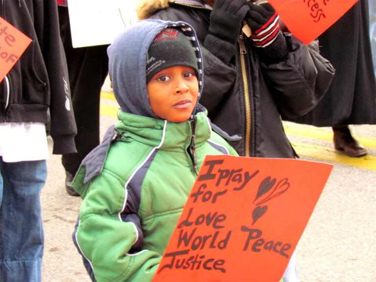 Chilly Day With Warm Hearts Marks MLK Celebration