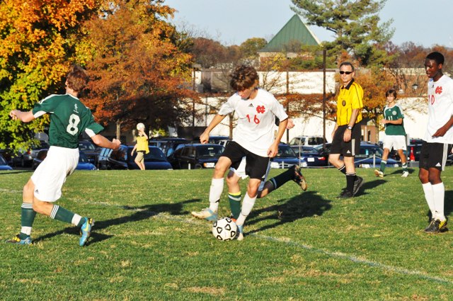 North Cross Advances In VIC Soccer With 3-0 Win Over Holy Cross