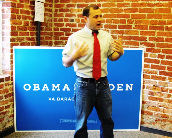 Perriello Energizes Volunteers At Obama/Biden Campaign Headquarters