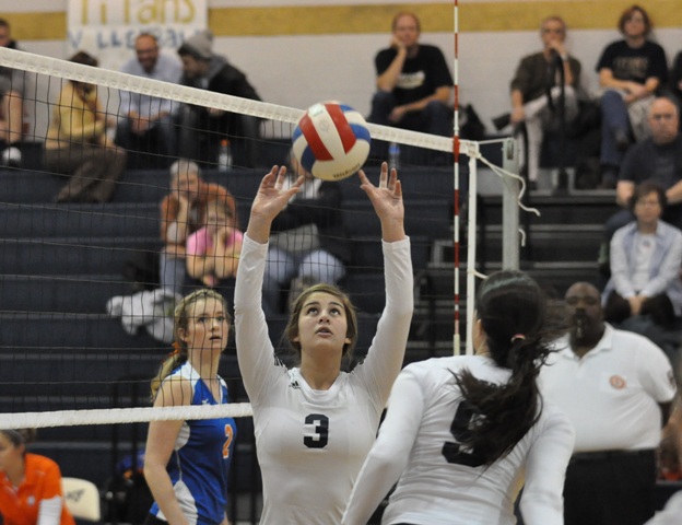 Titans Dominate Bassett in Region IV Volleyball Win