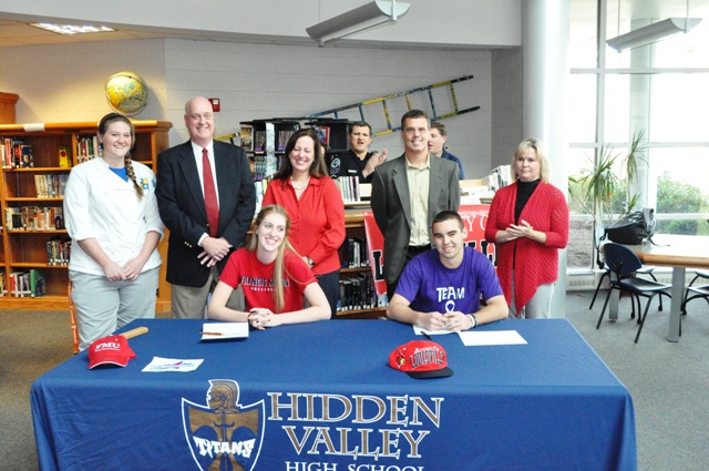 Hidden Valley pair sign college scholarships