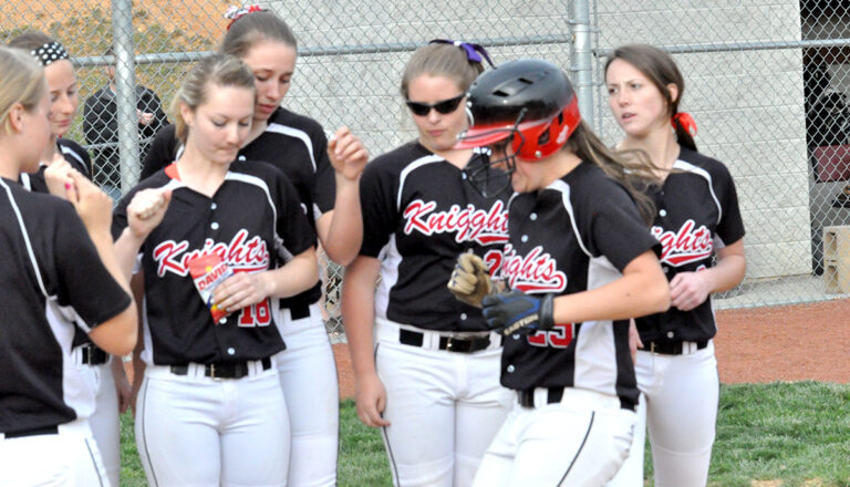 Knight Bats Back Parulis Pitching for River Ridge Softball Win