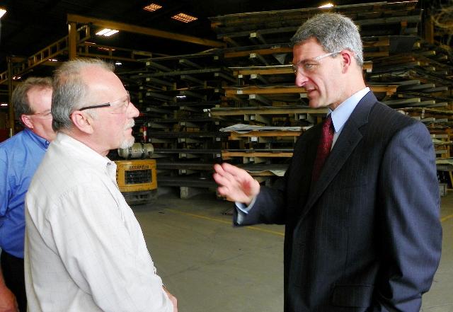 Cuccinelli Visits Roanoke’s Precision Steel