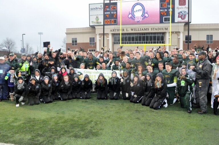 Vikings Dominate James Monroe to Capture State Football Championship