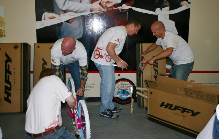 Roanokers Join Advance Auto in Building Over 200 Bikes for Children
