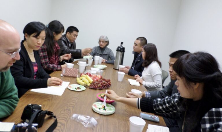 Chinese Team Visits Good Sam to Learn About Hospice Care