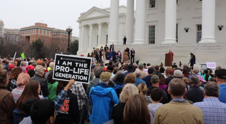Anti-abortion Activists Rally at Virginia Capitol