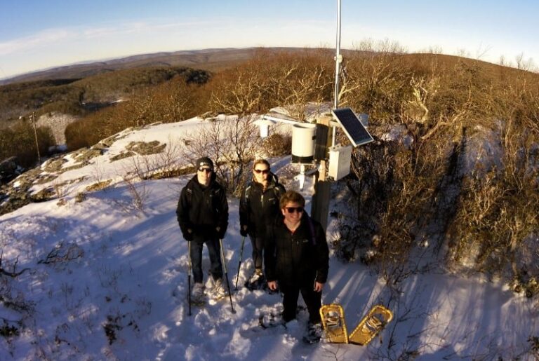 Meteorology Faculty and Students Anchor Weather Stations on Highest Peaks in VA and West VA
