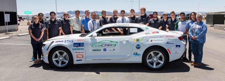 VT Hybrid Electric Vehicle Team Places Second in First Year of EcoCAR Challenge