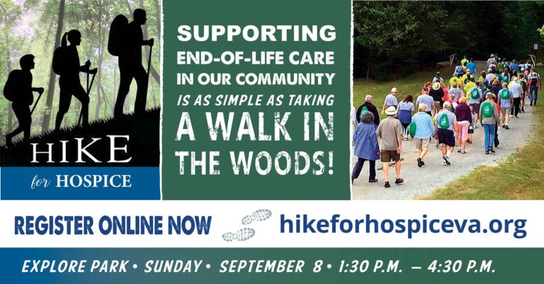 Fifth Annual Roanoke “Hike For Hospice” Scheduled For Sept 8th