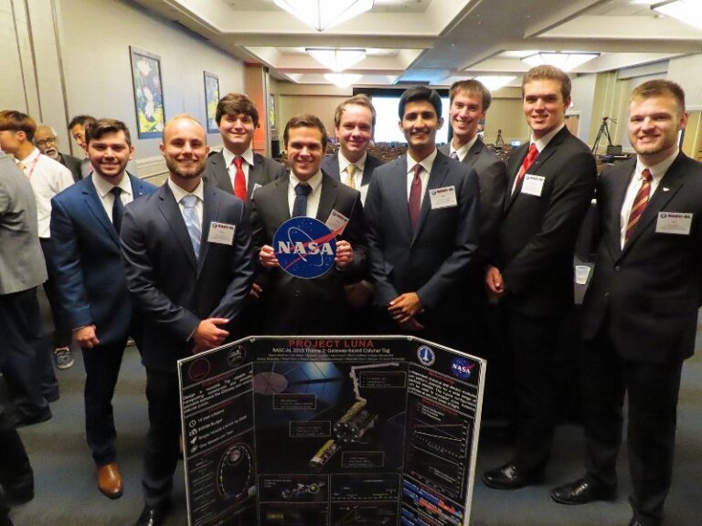 Tech Aerospace Engineering Team Takes Second Place With Lunar Transportation Vehicle Design