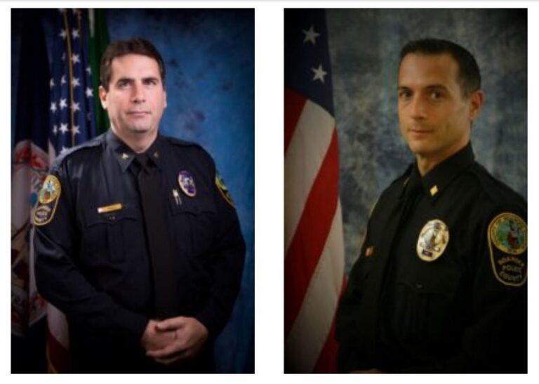 Roanoke County Police Chiefs Inducted into Evidence-Based Policing Hall of Fame