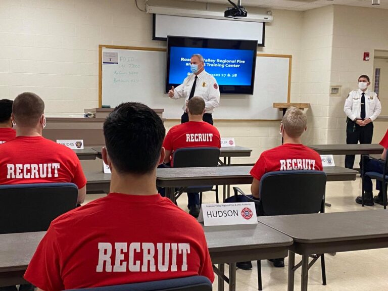 41 Fire-EMS Recruits Start Careers With Roanoke / Botetourt Fire-EMS