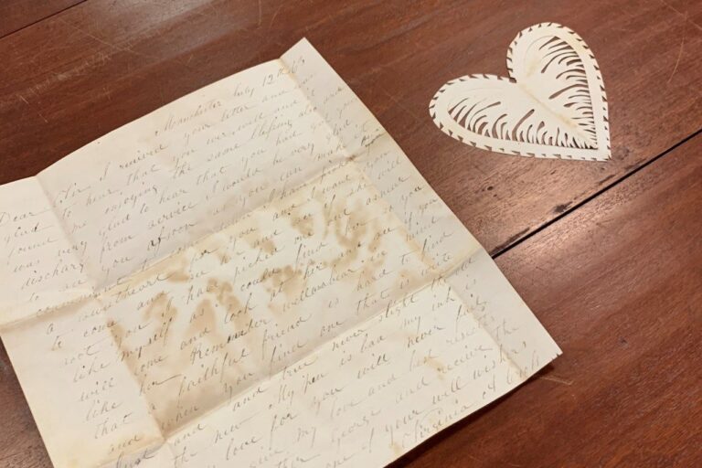 Civil War-era Love Letter In VA Tech Archives Remains A Mystery
