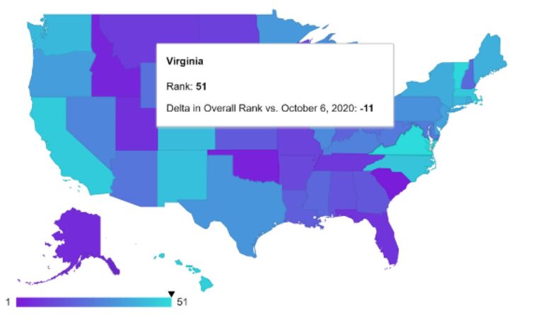Virginia Is The State With The Most Coronavirus Restrictions