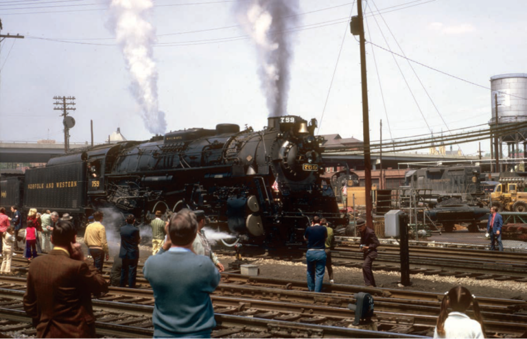The Last N&W Passenger Train Leaving Roanoke Was Steam-Powered