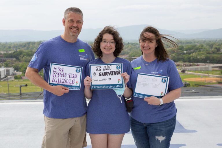 Carilion Trauma Team Joins Trauma Survivors in The Race to Rebuild