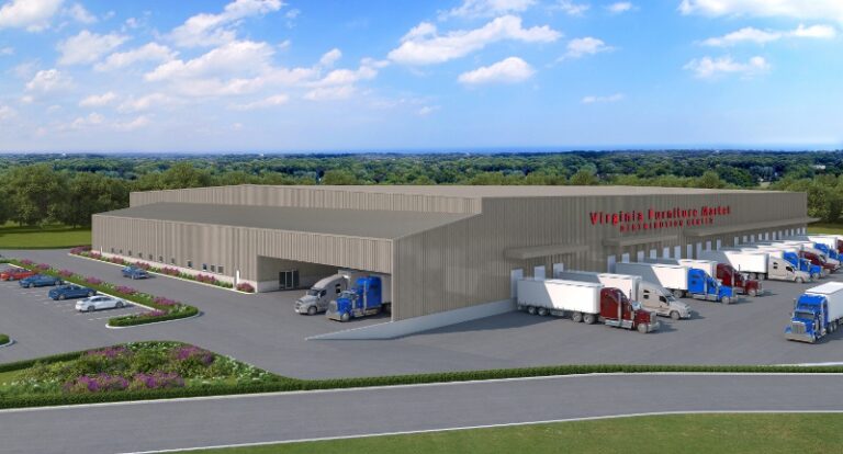 Virginia Furniture Market Breaks Ground on New 120,000 Square Foot Distribution Center