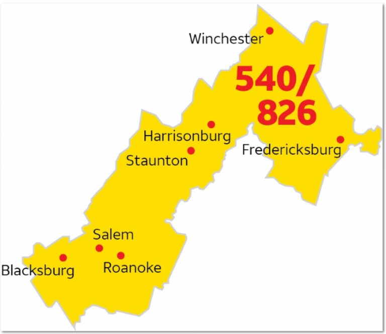 New Area Code Coming to 540 Area Code in Virginia