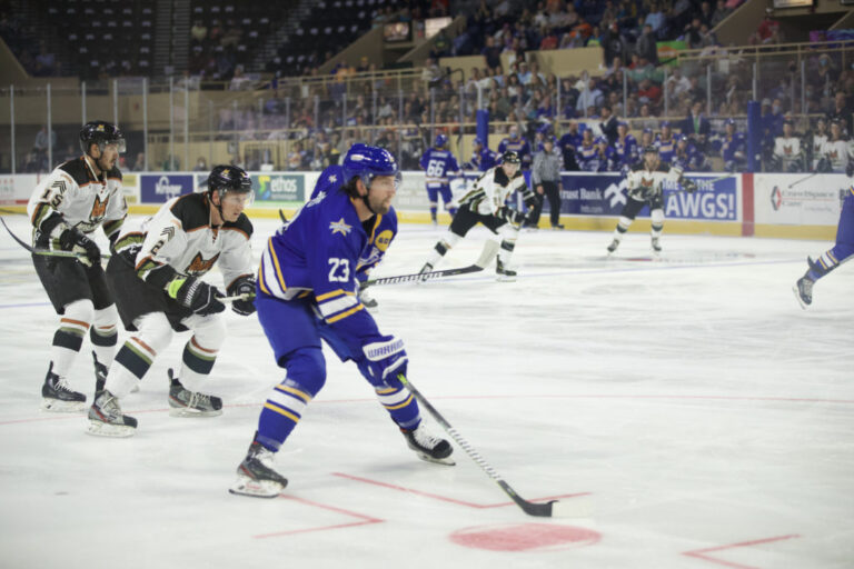 Rail Yard Dawgs Drop Opener 4-1 In Hockey’s Return