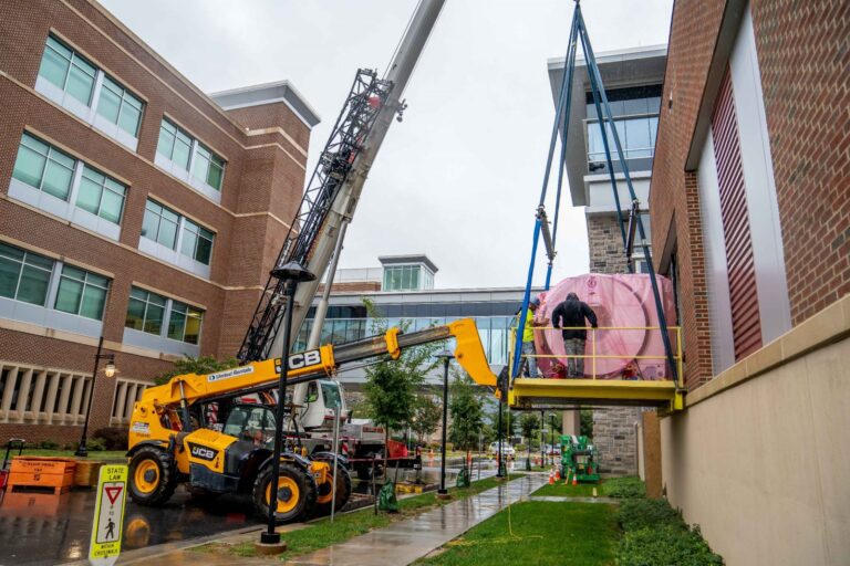 Fralin Biomedical Research Institute Takes Delivery of New MRI Scanner for New Ultrasound Facility