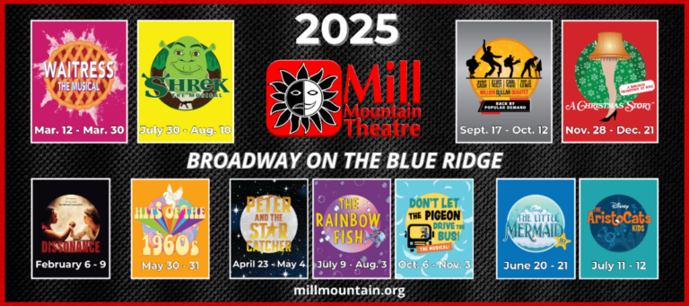 Mill Mountain Theatre’s 2025 Season Packages & Individual Tickets Now Available