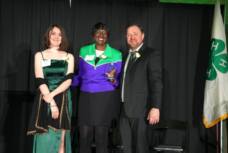 Dorothy McCargo Freeman receives Virginia 4-H Emerald Clover Award for lifelong commitment to youth