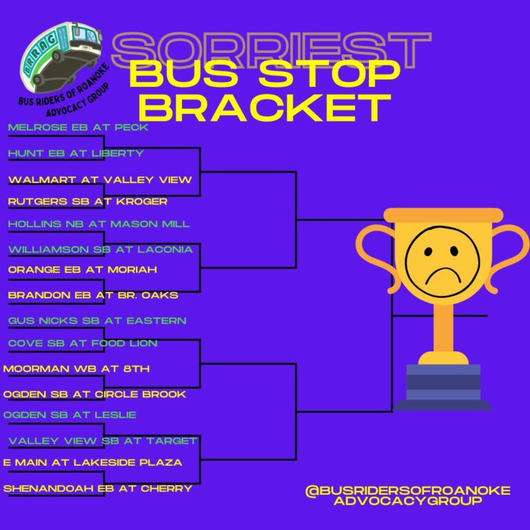 BRRAG Kicks Off 2025 Sorriest Bus Stop Contest