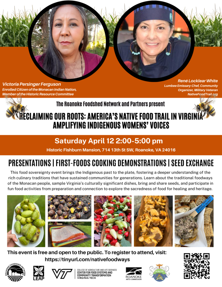 Indigenous Women Lead Native Foodways Celebration in Roanoke