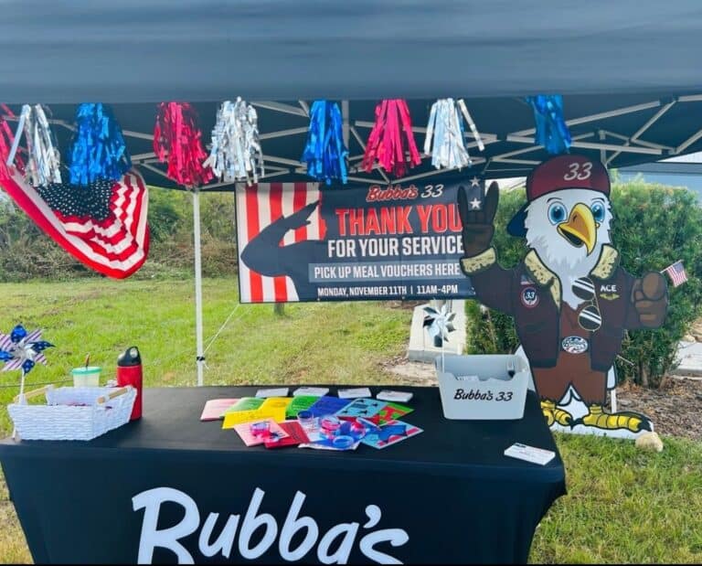 Bubba’s 33 Roanoke Supports Veterans with Burger Sales