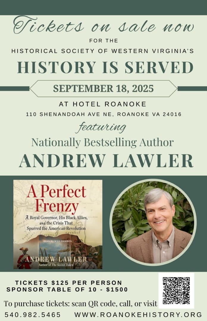 Nationally Bestselling Author Andrew Lawler to Speak for Roanoke History Museum