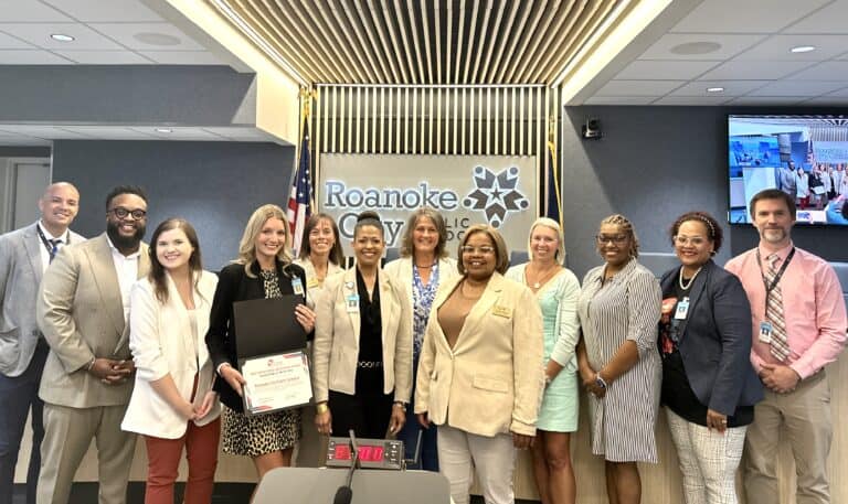 Roanoke City Schools Earn VSBA Innovation Award Honorable Mention