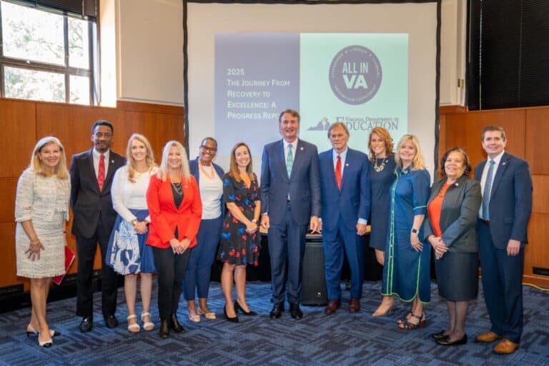 Youngkin Highlights Higher Test Scores Across Virginia Schools